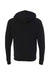 Independent Trading Co. PRM33SBZ Mens Special Blend Raglan Full Zip Hooded Sweatshirt Hoodie Black Flat Back