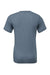 Bella + Canvas BC3413/3413C/3413 Mens Short Sleeve Crewneck T-Shirt Denim Blue Flat Back