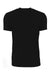 Next Level 4600 Mens Eco Short Sleeve Crewneck T-Shirt Black Flat Back