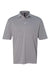 Sierra Pacific 0469 Mens Moisture Wish Mesh Short Sleeve Polo Shirt Heather Steel Grey Flat Front