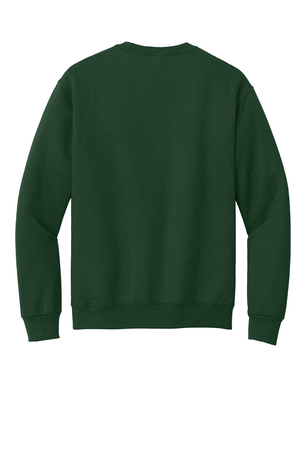 Jerzees 4662M/4662/4662MR Mens Super Sweats NuBlend Pill Resistant Fleece Crewneck Sweatshirt Forest Green Flat Back