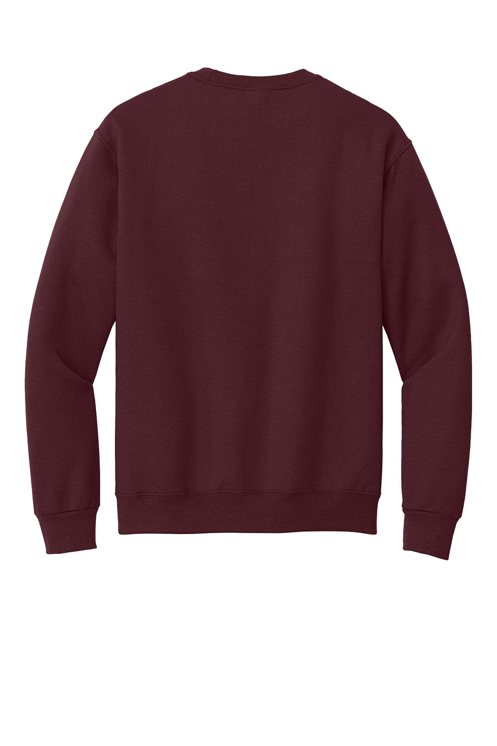 Jerzees 4662M/4662/4662MR Mens Super Sweats NuBlend Pill Resistant Fleece Crewneck Sweatshirt Maroon Flat Back