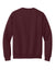 Jerzees 4662M/4662/4662MR Mens Super Sweats NuBlend Pill Resistant Fleece Crewneck Sweatshirt Maroon Flat Back