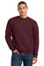 Jerzees 4662M/4662/4662MR Mens Super Sweats NuBlend Pill Resistant Fleece Crewneck Sweatshirt Maroon Model Front