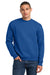 Jerzees 4662M/4662/4662MR Mens Super Sweats NuBlend Pill Resistant Fleece Crewneck Sweatshirt Royal Blue Model Front