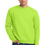 Jerzees Mens Super Sweats NuBlend Pill Resistant Fleece Crewneck Sweatshirt - Safety Green