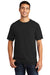 Port & Company PC099 Mens Beach Wash Short Sleeve Crewneck T-Shirt Black Model Front