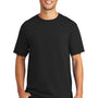 Port & Company Mens Beach Wash Short Sleeve Crewneck T-Shirt - Black