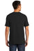 Port & Company PC099 Mens Beach Wash Short Sleeve Crewneck T-Shirt Black Model Back