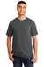 Port & Company PC099 Mens Beach Wash Short Sleeve Crewneck T-Shirt Coal Grey Model Front