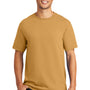 Port & Company Mens Beach Wash Short Sleeve Crewneck T-Shirt - Dijon Yellow