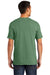 Port & Company PC099 Mens Beach Wash Short Sleeve Crewneck T-Shirt Safari Green Model Back