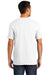 Port & Company PC099 Mens Beach Wash Short Sleeve Crewneck T-Shirt White Model Back