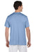 Hanes 4820 Mens Cool DRI FreshIQ Moisture Wicking Short Sleeve Crewneck T-Shirt Light Blue Model Back