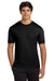 Hanes 4820 Mens Cool DRI FreshIQ Moisture Wicking Short Sleeve Crewneck T-Shirt Black Model Front