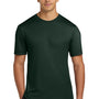 Hanes Mens Cool DRI FreshIQ Moisture Wicking Short Sleeve Crewneck T-Shirt - Deep Forest Green