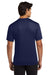 Hanes 4820 Mens Cool DRI FreshIQ Moisture Wicking Short Sleeve Crewneck T-Shirt Navy Blue Model Back