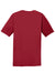 Hanes 4820 Mens Cool DRI FreshIQ Moisture Wicking Short Sleeve Crewneck T-Shirt Deep Red Flat Back