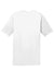 Hanes 4820 Mens Cool DRI FreshIQ Moisture Wicking Short Sleeve Crewneck T-Shirt White Flat Back