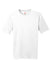 Hanes 4820 Mens Cool DRI FreshIQ Moisture Wicking Short Sleeve Crewneck T-Shirt White Flat Front