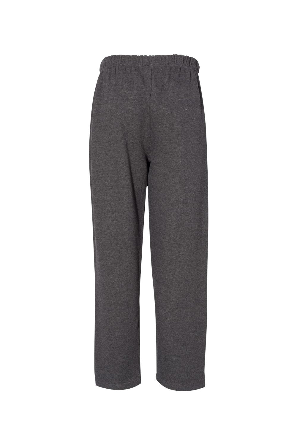 C2 Sport 5577 Mens Open Bottom Sweatpants w/ Pockets Charcoal Grey Flat Back