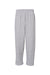 C2 Sport 5577 Mens Open Bottom Sweatpants w/ Pockets Oxford Grey Flat Front