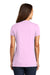 District DM1170L Womens Perfect Weight Short Sleeve V-Neck T-Shirt Soft Purple Model Back