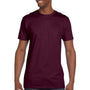 Hanes Mens Nano-T Short Sleeve Crewneck T-Shirt - Maroon