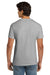 Hanes 4980 Mens Nano-T Short Sleeve Crewneck T-Shirt Ash Grey Model Back