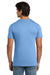 Hanes 4980 Mens Nano-T Short Sleeve Crewneck T-Shirt Carolina Blue Model Back