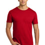 Hanes Mens Nano-T Short Sleeve Crewneck T-Shirt - Deep Red