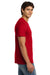 Hanes 4980 Mens Nano-T Short Sleeve Crewneck T-Shirt Deep Red Model Side