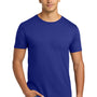 Hanes Mens Nano-T Short Sleeve Crewneck T-Shirt - Deep Royal Blue