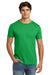 Hanes 4980 Mens Nano-T Short Sleeve Crewneck T-Shirt Kelly Green Model Front