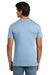 Hanes 4980 Mens Nano-T Short Sleeve Crewneck T-Shirt Light Blue Model Back