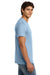 Hanes 4980 Mens Nano-T Short Sleeve Crewneck T-Shirt Light Blue Model Side