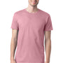 Hanes Mens Nano-T Short Sleeve Crewneck T-Shirt - Mauve