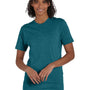 Hanes Mens Nano-T Short Sleeve Crewneck T-Shirt - Heather Jade Pine