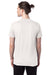 Hanes 4980 Mens Nano-T Short Sleeve Crewneck T-Shirt Parchment Model Back