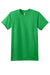 Hanes 4980 Mens Nano-T Short Sleeve Crewneck T-Shirt Kelly Green Flat Front