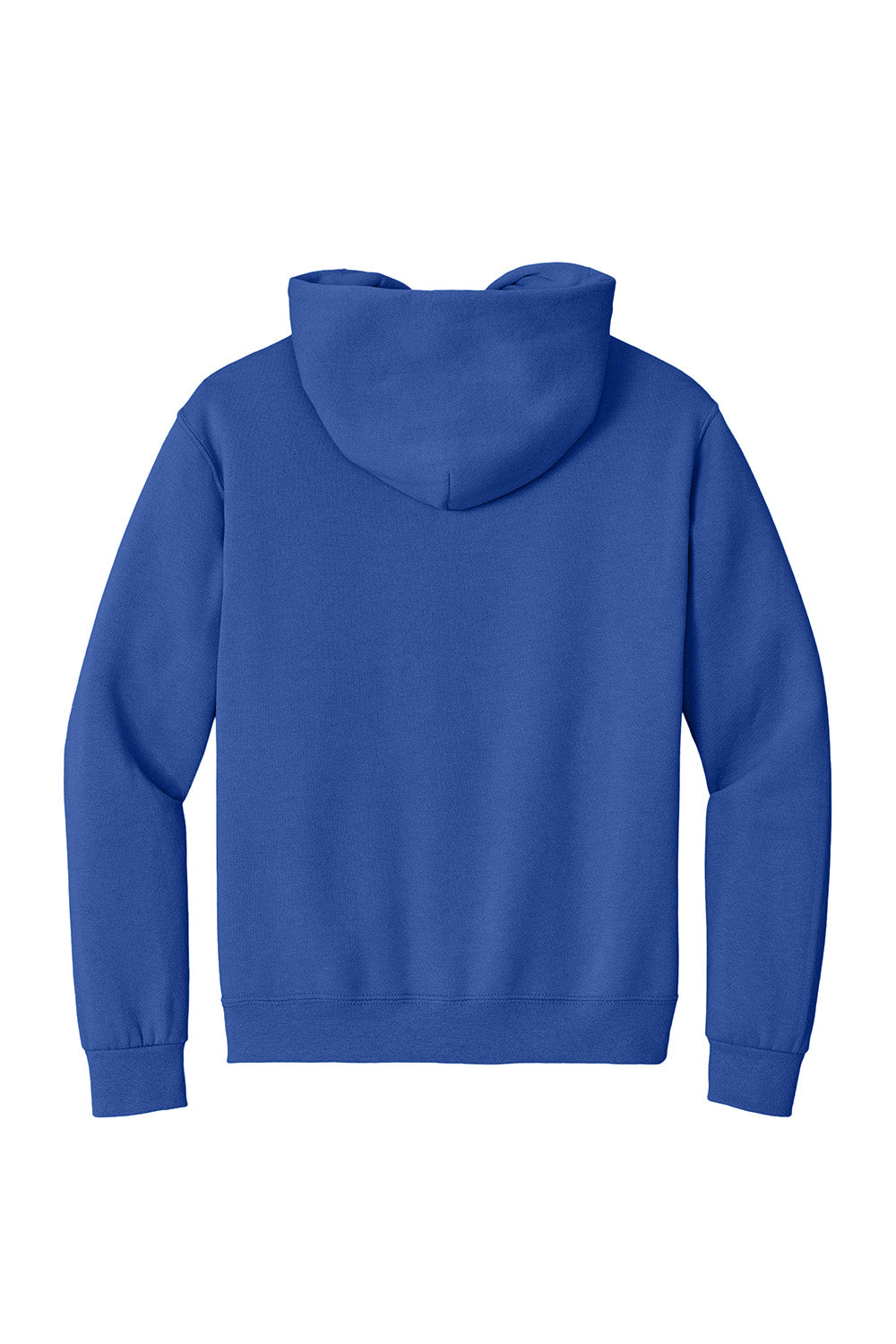 Jerzees 4997M/4997/4997MR Mens Super Sweats NuBlend Pill Resistant Fleece Hooded Sweatshirt Hoodie w/ Pouch Pocket Royal Blue Flat Back