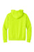 Jerzees 4997M/4997/4997MR Mens Super Sweats NuBlend Pill Resistant Fleece Hooded Sweatshirt Hoodie w/ Pouch Pocket Safety Green Flat Back