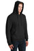 Jerzees 4997M/4997/4997MR Mens Super Sweats NuBlend Pill Resistant Fleece Hooded Sweatshirt Hoodie w/ Pouch Pocket Black Model 3q