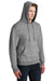 Jerzees 4997M/4997/4997MR Mens Super Sweats NuBlend Pill Resistant Fleece Hooded Sweatshirt Hoodie w/ Pouch Pocket Oxford Grey Model 3q