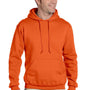 Jerzees Mens Super Sweats NuBlend Pill Resistant Fleece Hooded Sweatshirt Hoodie w/ Pouch Pocket - Safety Orange