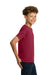 Gildan 5000B/G500B Youth Short Sleeve Crewneck T-Shirt Cardinal Red Model Side