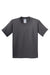 Gildan 5000B/G500B Youth Short Sleeve Crewneck T-Shirt Charcoal Grey Flat Front