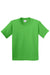 Gildan 5000B/G500B Youth Short Sleeve Crewneck T-Shirt Electric Green Flat Front