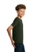 Gildan 5000B/G500B Youth Short Sleeve Crewneck T-Shirt Forest Green Model Side