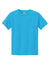 Gildan 5000B/G500B Youth Short Sleeve Crewneck T-Shirt Heather Sapphire Blue Flat Front